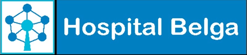 Logotipo del Hospital Belga de Cochabamba en Bolivia