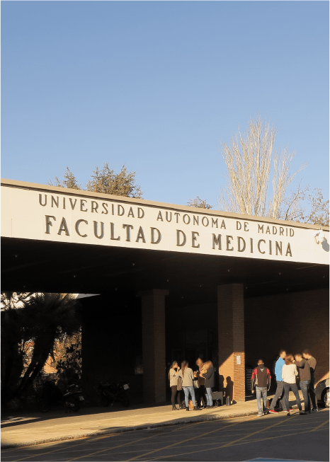 Imagen de la sede de la Universidad Autónoma de Madrid para el Máster en Enfermo Crítico y Emergencias